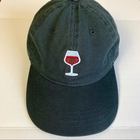 Red Wine Glass baseball hat - Picture 1 of 6